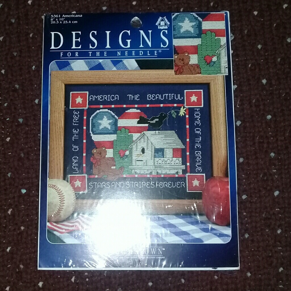 Designs for the needle cross stitch kit